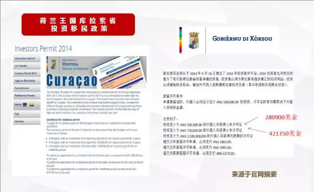 荷兰王国库拉索购房移民投资项目先容