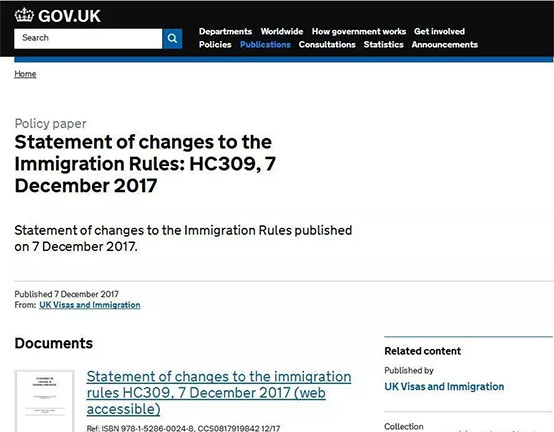 英国移民最新政策：明确隶属申请人栖身要求